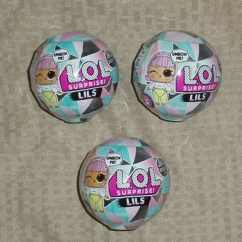 3 LOL Surprise "LILS" Winter Disco Series New